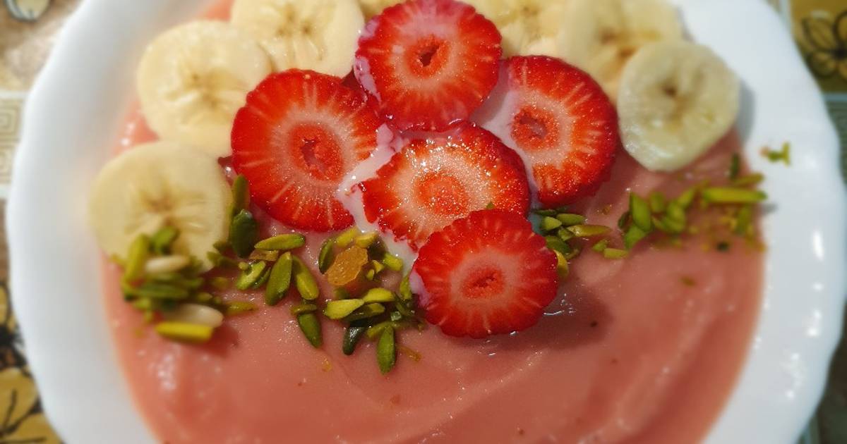 Pink Smoothie Bowl Recipe by Mona Santosh Cookpad