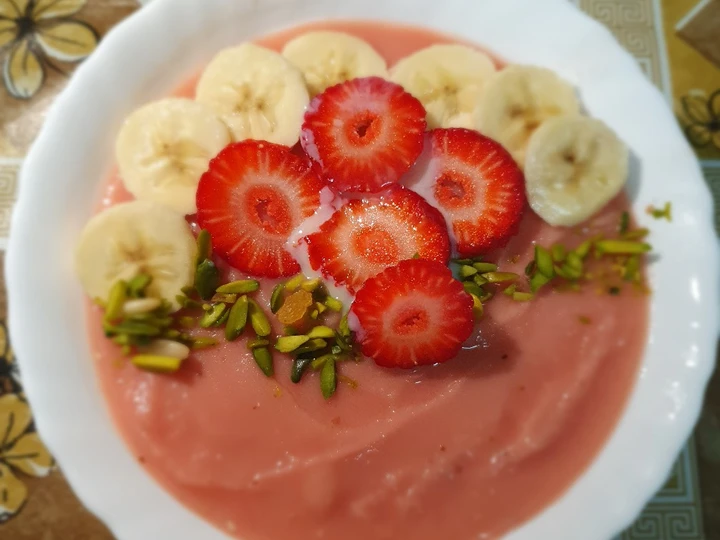 Recipe Pink Smoothie Bowl which So Delicious