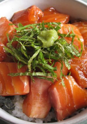 A picture of Sashimi ‘Zuké Don'.