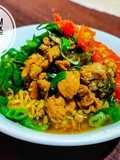 Mie ayam ala mamake rasane nylekamin pisaan
