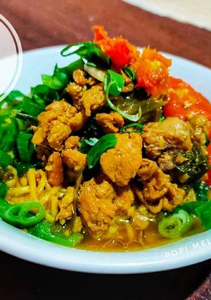 Foto resep Mie ayam ala mamake rasane nylekamin pisaan