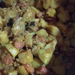 A picture of Mix sabzi.