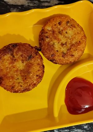 A picture of Left over rice cutlets.
