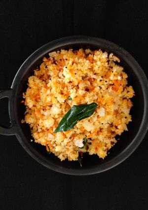 A picture of Idly upma.