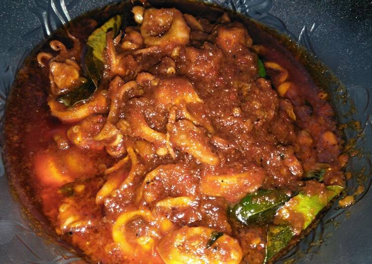 Langkah Menyiapkan Sambal mercon asin cumi yang Menggugah Selera