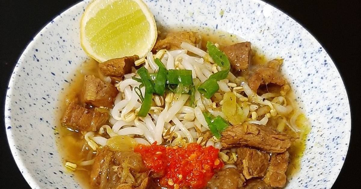 29 resep soto grombyang enak dan sederhana ala rumahan 