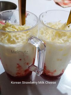 Foto resep 41. Korean Strawberry Milk Cheese
