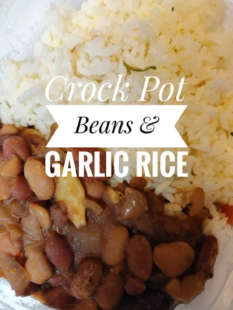 Easy Steps to Prepare Recipe Vegan Crock pot Beans &amp; Garlic Rice 🍚 that is Perfect, Appealing}