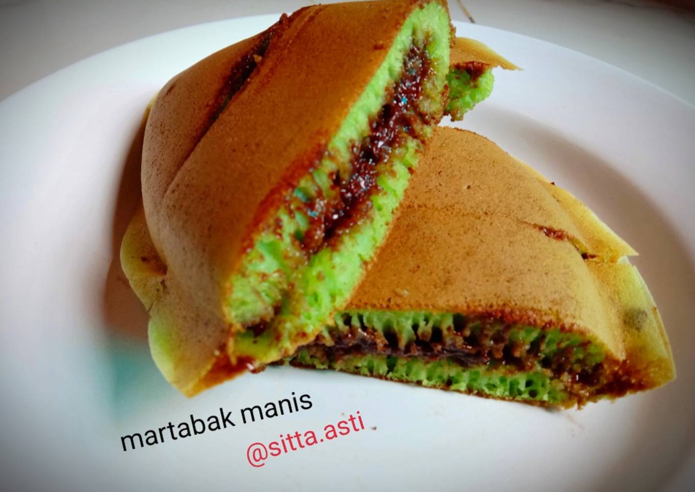 Martabak Manis Pandan - resep kuliner nusantara