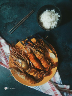 Foto resep Udang Bakar Saus Madu