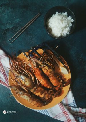 Foto resep Udang Bakar Saus Madu