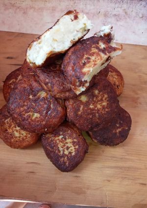 Una foto de Fritos o croquetas de coliflor