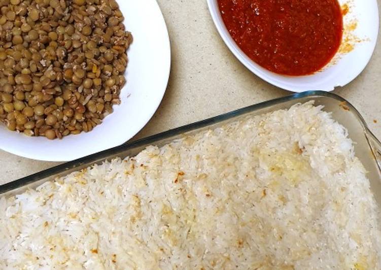صينية الارز بالدجاج المفتت