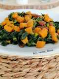 Berza y calabaza especiadas