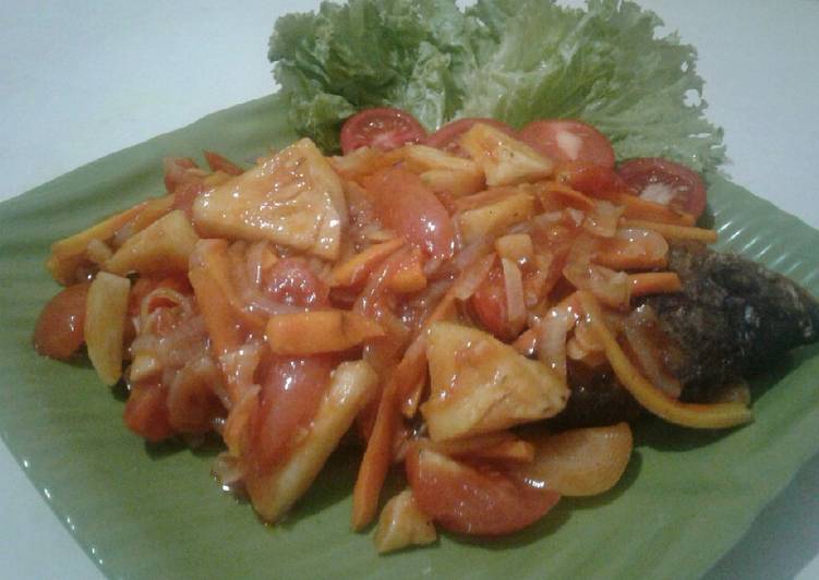 Resep: saat makan malamGurami asem manis