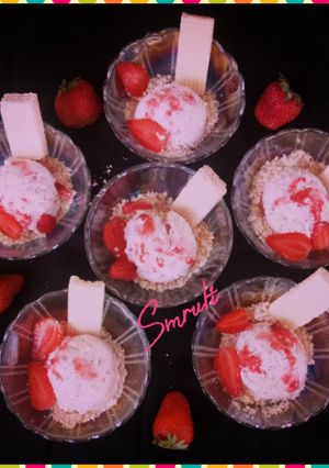 A picture of Strawberry Ice Cream.