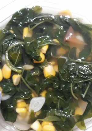 Foto resep Sayur jagung bayam