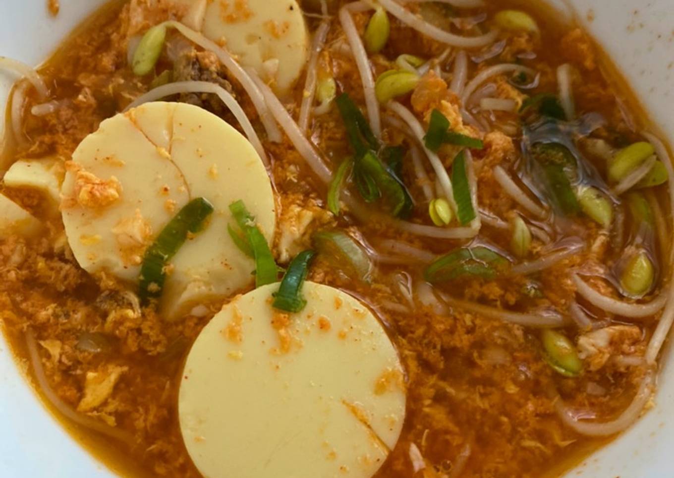 Sundubu jjigae (sup tahu korea)