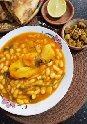 صورة لوصفة فاصولياء بدون لحوم بنينة عسل