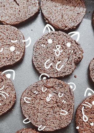 A picture of Super Easy Cocoa Cookies.