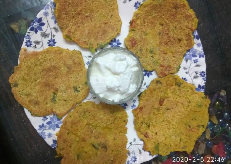 Recipe of Quick Oats chilla