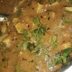 Shahi paneer A picture of Shahi paneer.