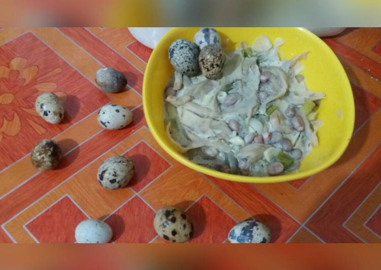 Resep Pepes jamur tiram telur puyuh tanpa daun Anti Gagal