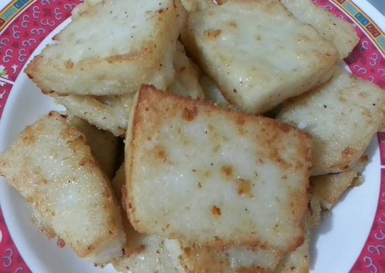 Resep Kue Lobak/Carrot Cake / Turnip Cake/Radish Cake / 蘿蔔糕 Lo Bak Gao yang enak