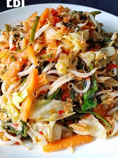 Foto resep Urap sayur ebi