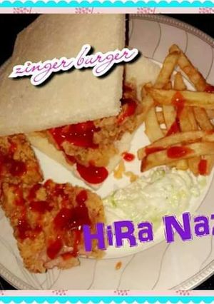 A picture of #Zinger_Burger_&_Broast! #RamadanKiTayari.