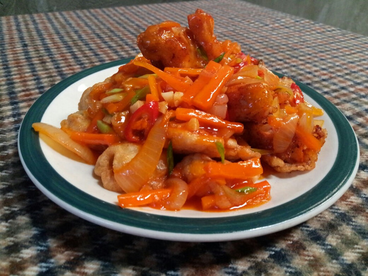 Cara Buat 4. Ayam &amp;amp; Udang Tepung Asam Manis #BikinRamadanBerkesan Praktis