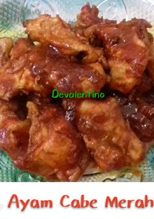 Foto resep Ayam Cabe Merah