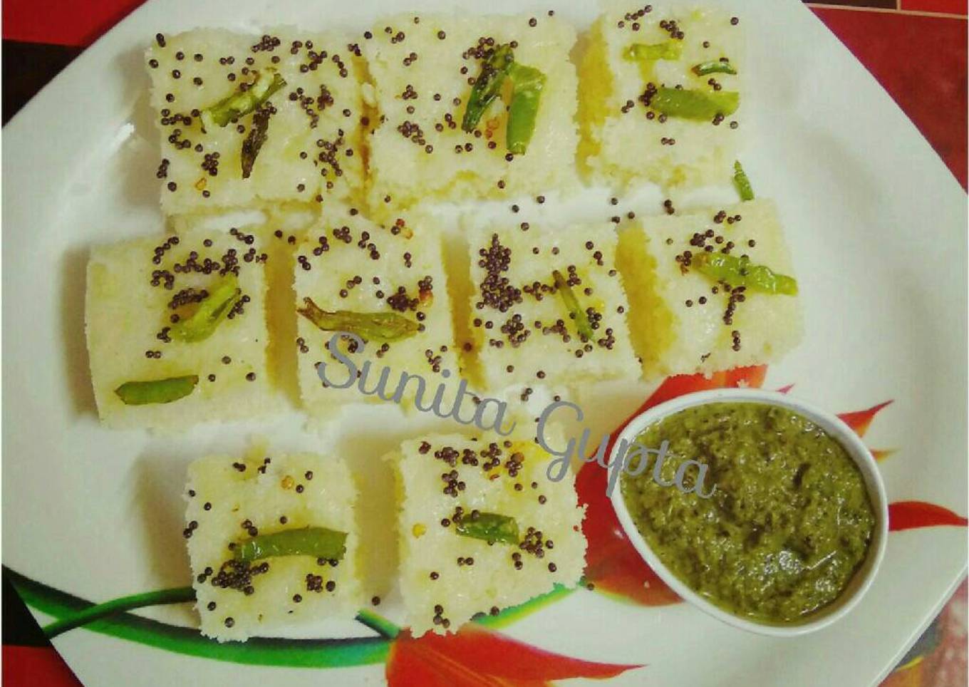 Instant Dhokla Soft and spongy