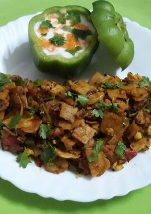 A picture of Kotu Paratha.