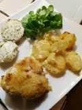 Raclette Cordon Bleu and Stuffed Mushrooms