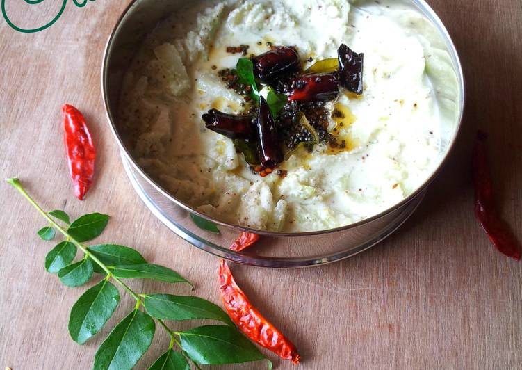 Cucumber (Kakkarikka) Pachadi | A Special Side Dish for Onam Sadya