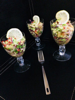 Una foto de Ceviche de piñones