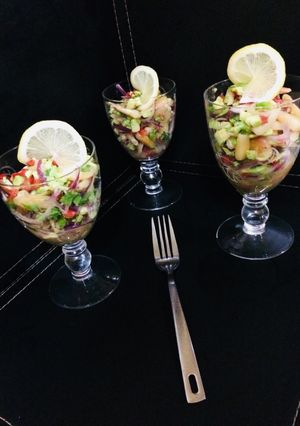 Una foto de Ceviche de piñones
