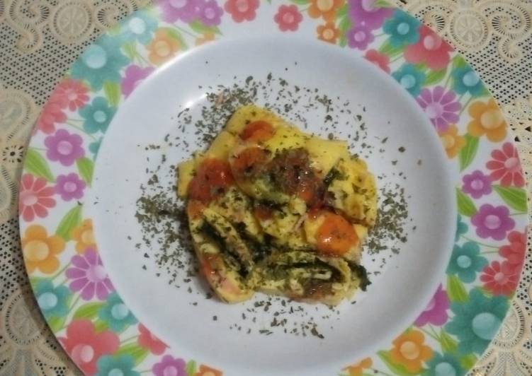 Omelet Rumput Laut Nori Mamasuka with Sosis Kenzler Hot