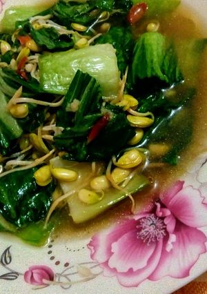 Foto resep Pokcoy Kuah Kaldu