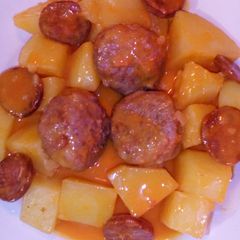 Chorizo & Meatball Casserole A picture of Chorizo & Meatball Casserole.