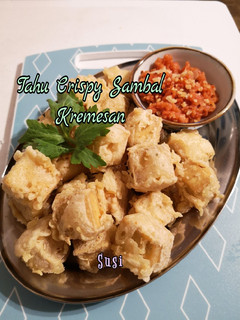 Foto resep Tahu crispy, sambal kremesan