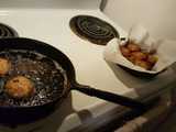 fried salmon