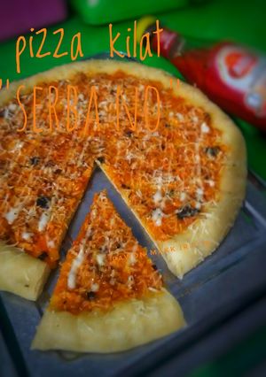 Foto resep 🍕Pizza kilat,,no ulen,no telur,no oven,no timbangan,no ribet^^