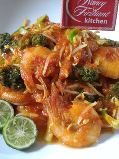Foto resep Tumis Udang Brokoli Tauge (Diet Enak Diabetes)