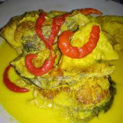 รูปของ Gulai kuning ikan patin tahu