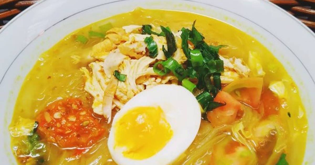 Resep Soto Ayam Kuah Kuning Segerr Oleh Erma Nila Cookpad