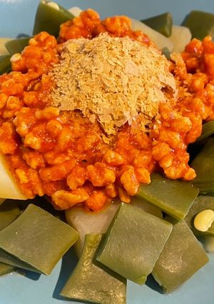Una foto de Judías verdes con patatas (vegan) Saludable!