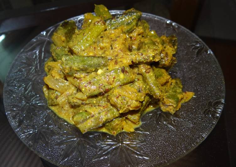 Recipe of Homemade Sarso bhindi