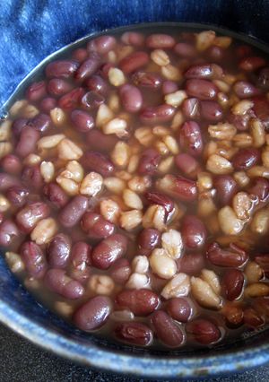 A picture of Sweet Azuki & Barley Soup.